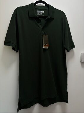 5.11 Tactical Men's Forest Green Polo